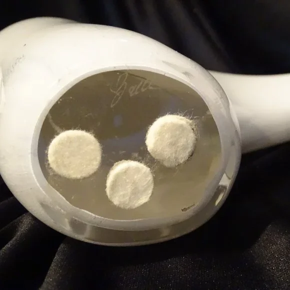 Polar bear - collectible vintage crystal, signed by Mario Brogi